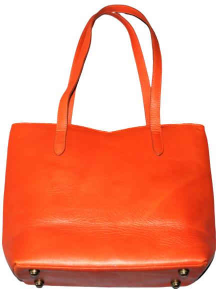 Ladies Hand Bag, Top Grain Cowhide Leather