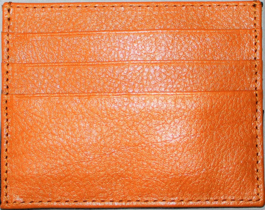 Unisex Slim-Wallet; Hand Made, 100% Top Grain Cowhide Leather