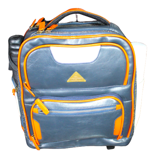 Unisex Office Bag/ Backpack/ School Bag; 100% Top Grain Leather