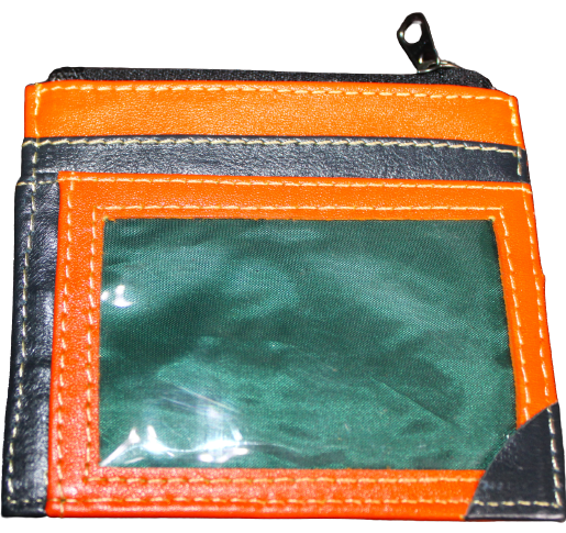 Unisex Slim-Wallet, 100% Top Grain Cowhide Leather