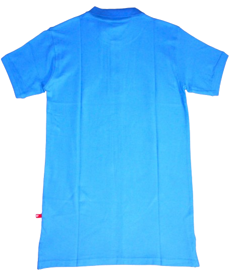 Polo Shirt, Blue, Cotton