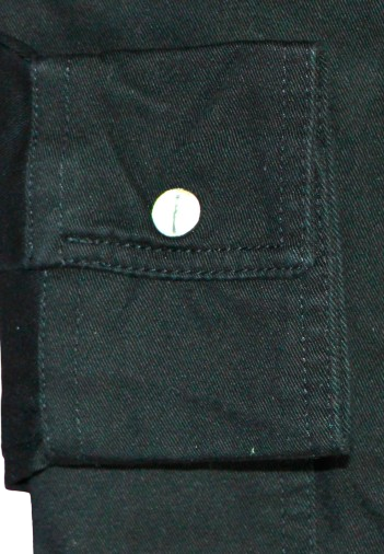 Denim, Black, Cotton Shirt