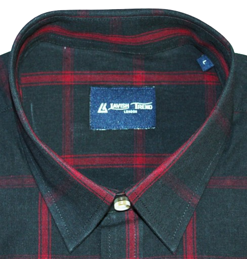 Check, Black, Full Sleeve, Cotton Shirt