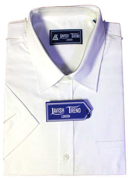 White; Half Sleeve, Men Shirt