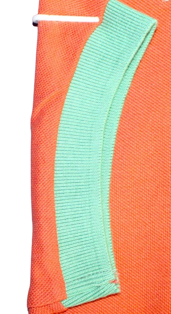 Unisex Polo Shirt, Maroon/Green, Cotton
