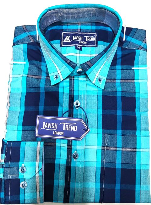 Check Shirt, Full Sleeve, 100% Cotton.
