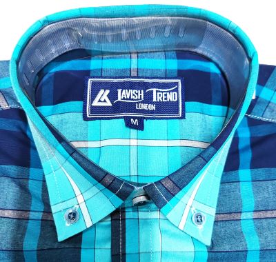 Check Shirt, Full Sleeve, 100% Cotton.