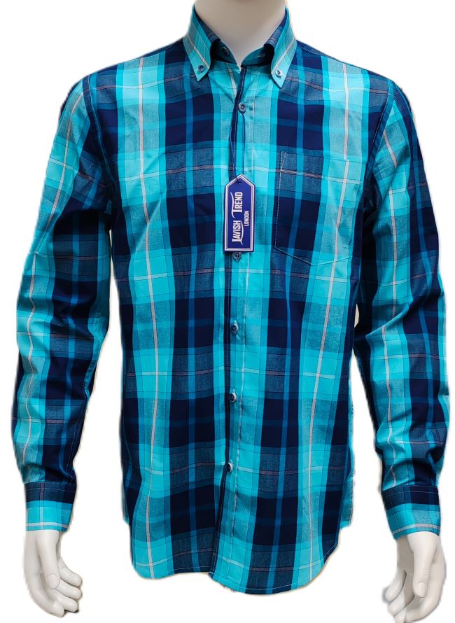 Check Shirt, Full Sleeve, 100% Cotton.