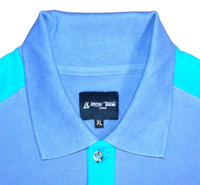 Polo Shirt for Men, Dark Blue/Light Blue.  Lavish Trend - London