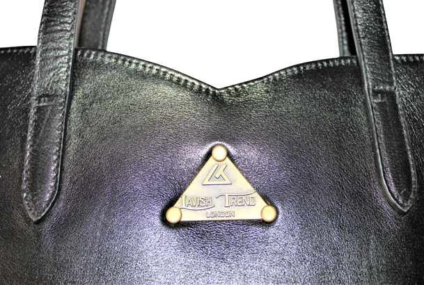 Ladies Hand Bag, 100% Top Grain Cowhide Leather