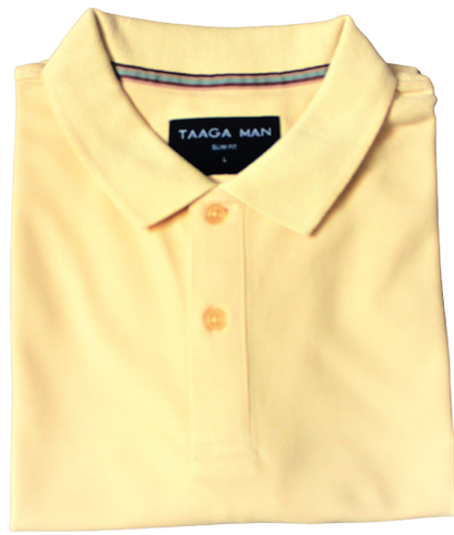 Polo Shirt, Cream, Cotton