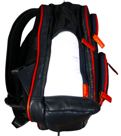 Unisex Office Bag/ Backpack/ School Bag; 100% Top Grain Leather