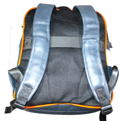 Unisex Office Bag/ Backpack/ School Bag; 100% Top Grain Leather