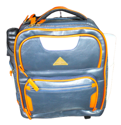 Unisex Office Bag/ Backpack/ School Bag; 100% Top Grain Leather