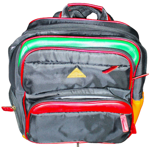 Unisex Office Bag/ Backpack/ School Bag; Leather and Fabrics.