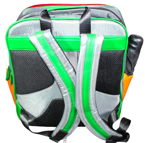 Unisex Office Bag/ Backpack/ School Bag; Leather & Fabrics.