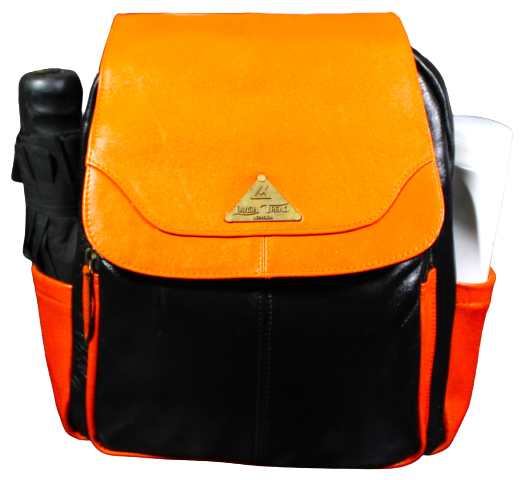 Unisex Office Bag/ Backpack/ School Bag; 100% Top Grain Cowhide Leather