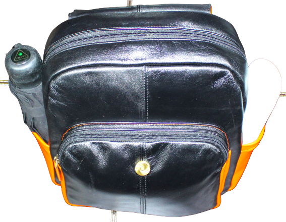 Office Bag/ Backpack/ School Bag; 100% Top Grain Cowhide Leather, Lavish Trend London;  for Men/ Women/ Unisex.