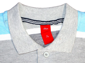 Polo Shirt for Men, Stripe, Multicolour, Cotton.