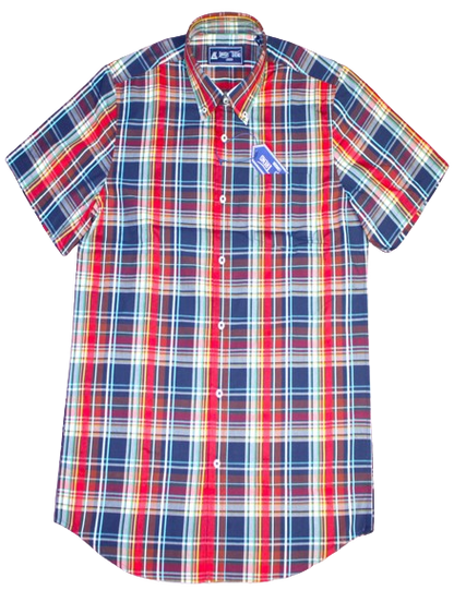 Check, Short Sleeve, Cotton Mix Shirt