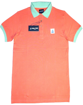 Polo Shirt for Unisex, Maroon/Green.  Lavish Trend - London.