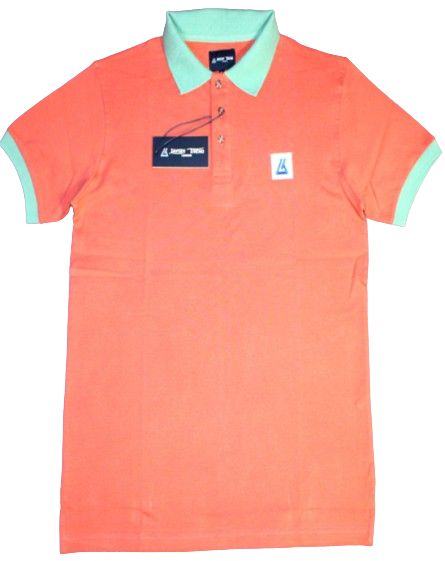 Polo Shirt for Unisex, Maroon/Green.  Lavish Trend - London.