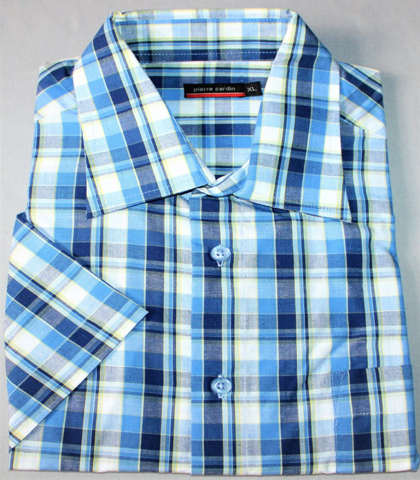 Check, Short Sleeve, Cotton Shirt
