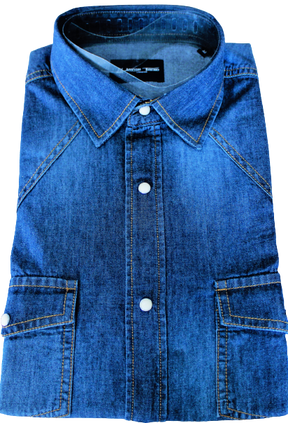 Denim, Blue Shirt for Men